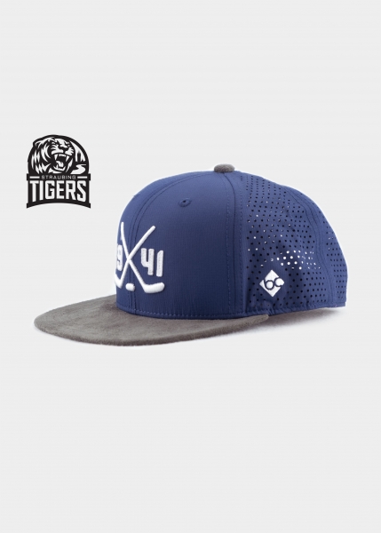 "Straubing Tigers Outdoor" - dunkelblau (Snapback)